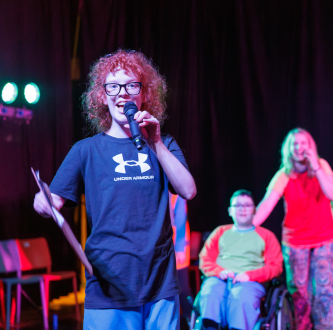 Image of participants at Galway Communuty Circus